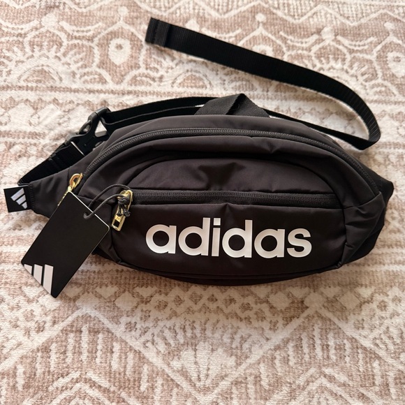 Adidas Black Crossbody / Waist Bag – New With Tags - Picture 1 of 5